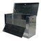 Vestil Portable Tool Box, Aluminum, 37" W x 26" D x 25" H, Added Fold Down Front APTS-2436-FD - alternate 2